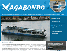 Tablet Screenshot of bateauvagabondo.com